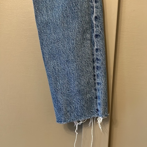 Free People We The Free Stella High Rise Skinny Jean 99% Cotton Busted Knee 26 - Picture 12 of 14